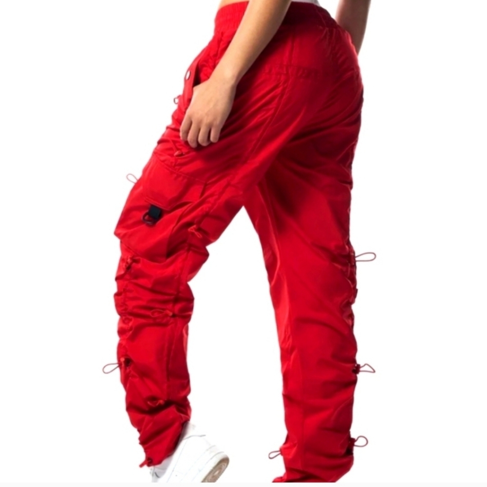 Smoke Rise Red Brook High Rise Jogger Multi Bungee Size Medium NWT